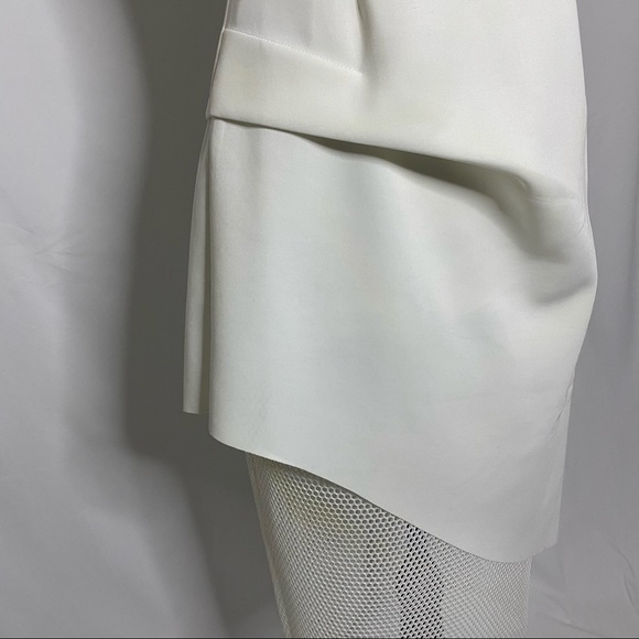 Elliatt White Mesh Contrast Cocktail Dress - Picture 3 of 16